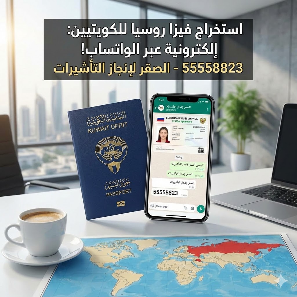فيزا روسيا للكويتيين إلكترونياً – استخراج التأشيرة الروسية أونلاين من الكويت
