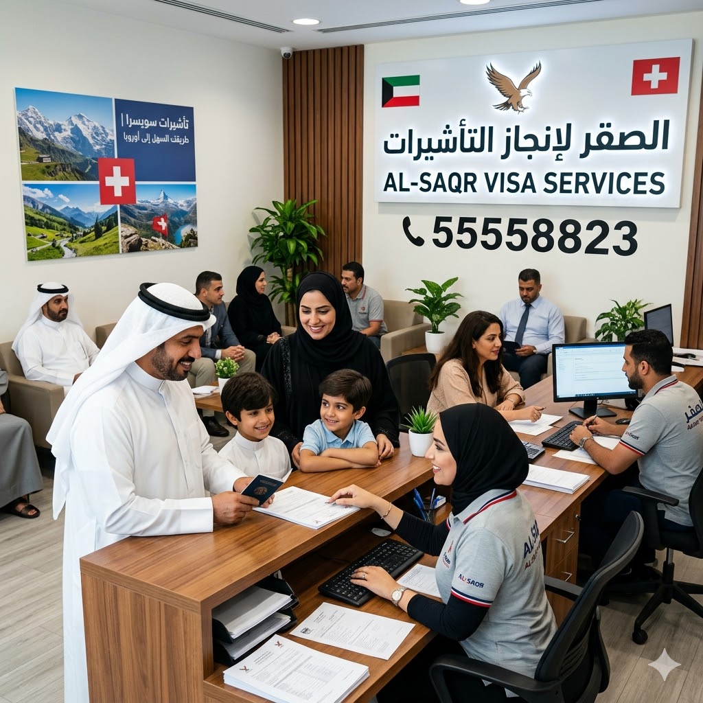 مكتب استخراج فيزا سويسرا في الكويت للكويتيين والمقيمين