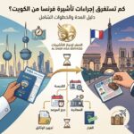 كم تستغرق إجراءات السفر إلى فرنسا من الكويت؟ دليل المدة والخطوات